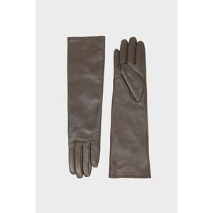 KESZTYŰ GANT LONG LEATHER GLOVES RICH BROWN kép