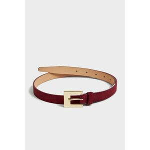 ÖV GANT SLIM SUEDE BELT PLUMPED RED kép