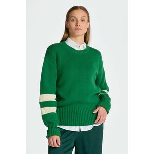 PULÓVER GANT BLOCK STRIPED C-NECK LAVISH GREEN kép