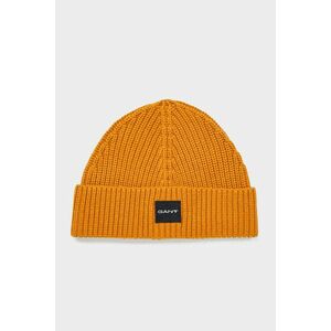 SAPKA GANT UNISEX. COTTON RIB KNIT BEANIE CINNAMON BROWN kép