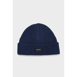 SAPKA GANT UNISEX. COTTON RIB KNIT BEANIE MARINE kép