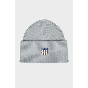 SAPKA GANT ARCHIVE SHIELD COTTON BEANIE GREY MELANGE kép