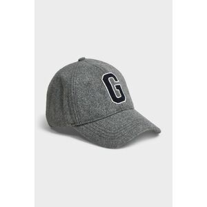 SAPKA GANT G BADGE WOOL CAP GREY MELANGE kép