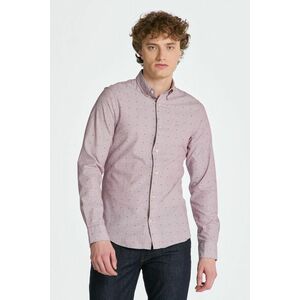 ING GANT SLIM FIL A FIL COUPE SHIRT WINE RED kép