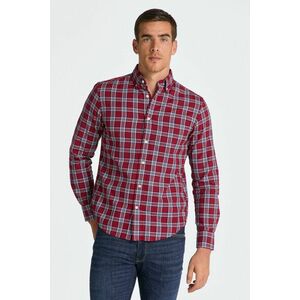 ING GANT REG UT ARCHIVE OXFORD CHECK SHIRT MAHOGANY RED kép