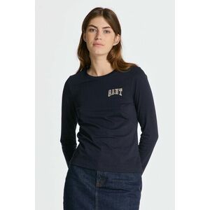 PÓLÓ GANT REG LOGO LS T-SHIRT EVENING BLUE kép