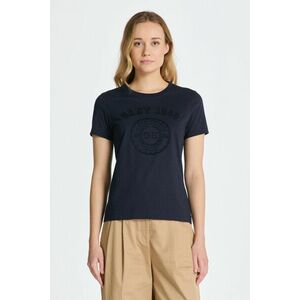 PÓLÓ GANT REG TONAL GRAPHIC SS T-SHIRT EVENING BLUE kép