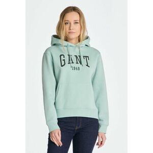 MELEGÍTŐ FELSŐ GANT REL LOGO HOODIE IBIZA BLUE kép