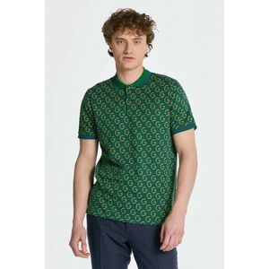 PÓLÓ GANT JACQUARD SS POLO STRONG GREEN kép