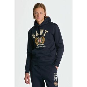 MELEGÍTŐ FELSŐ GANT CREST SWEAT HOODIE EVENING BLUE kép