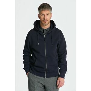 MELEGÍTŐ FELSŐ GANT WAFFLE TEXTURE ZIP HOODIE EVENING BLUE kép