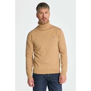 GARBÓ GANT CLASSIC COTTON ROLLERNECK KHAKI MEL kép