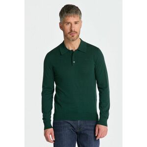 PULÓVER GANT FINE COTTON POLO TARTAN GREEN kép