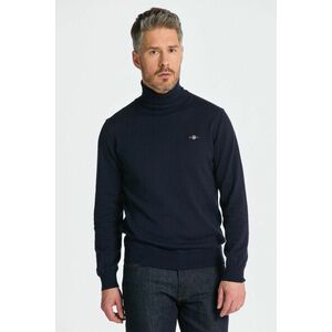 GARBÓ GANT CTN/WO ROLLNECK EVENING BLUE kép