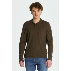 PÓLÓ GANT WOOL LS POLO RICH BROWN kép