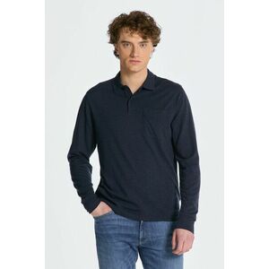 PÓLÓ GANT WOOL LS POLO EVENING BLUE kép