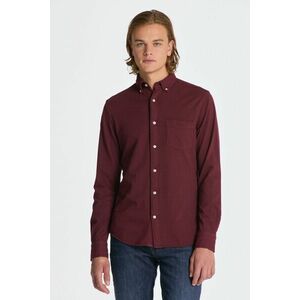 ING GANT REG GMNT DYED PIQUE SHIRT WINE RED kép