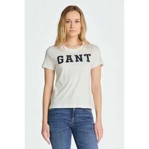 PÓLÓ GANT REG GRAPHIC SS T-SHIRT EGGSHELL kép