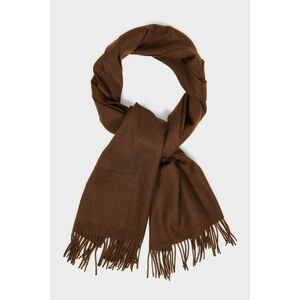 SÁL GANT WOOL WOVEN SCARF RICH BROWN kép