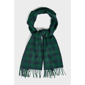 SÁL GANT CHECK WOVEN SCARF FOREST GREEN kép