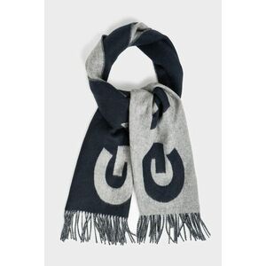 SÁL GANT GRAPHIC JACQUARD WOVEN SCARF BLACK kép