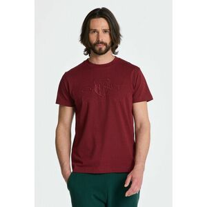 PÓLÓ GANT REG TONAL SHIELD SS T-SHIRT PLUMPED RED kép