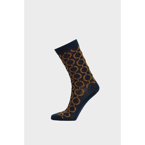 ZOKNI GANT GEOMETRIC SOCKS EVENING BLUE kép