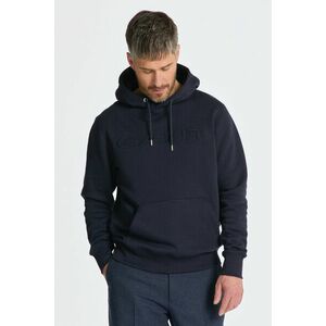 MELEGÍTŐ FELSŐ GANT EMBOSSED SWEAT HOODIE EVENING BLUE kép