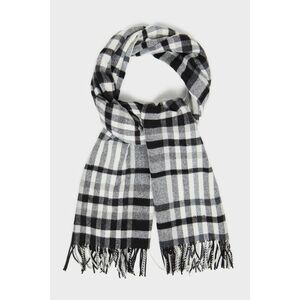 SÁL GANT CHECK SCARF EBONY BLACK kép