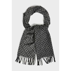 SÁL GANT G PATTERN WOVEN SCARF BLACK kép