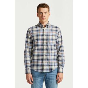 ING GANT REG UT TWILL CHECK SHIRT PUTTY kép