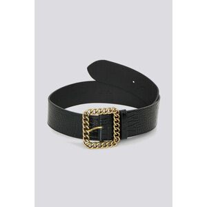 ÖV GANT D1. CHAIN BUCKLE WAIST BELT BLACK kép