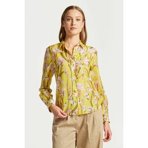 ING GANT REG IRIS PRINT COT SILK SHIRT CANARY YELLOW kép