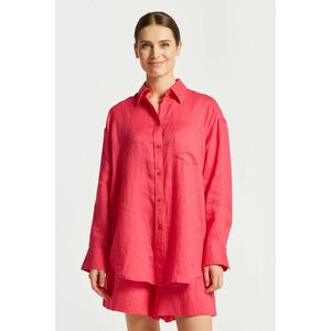 ING GANT OS LINEN SHIRT MAGENTA PINK kép