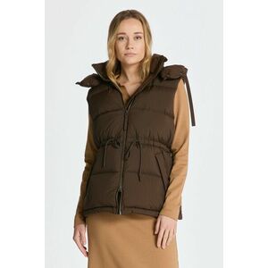 MELLÉNY GANT MID LENGTH DOWN VEST RICH BROWN kép