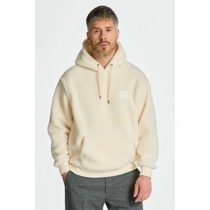 MELEGÍTŐ FELSŐ GANT FLEECE HOODIE CREAM kép