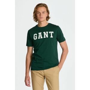 PÓLÓ GANT MD. GANT SS T-SHIRT TARTAN GREEN kép