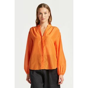 ING GANT REL COTTON SILK BLOUSE PUMPKIN ORANGE kép