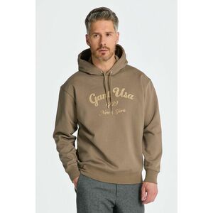 MELEGÍTŐ FELSŐ GANT GRAPHIC HOODIE DESERT BROWN kép