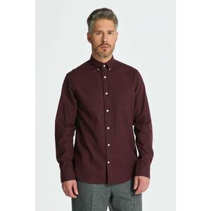 ING GANT REG FLANNEL MELANGE SHIRT WINE RED kép