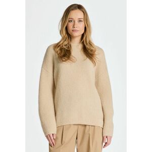 PULÓVER GANT HAIRY TEXTURE C-NECK SOFT OAT kép