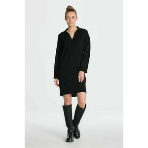 RUHA GANT SUPERFINE LAMBSWOOL RUGGER DRESS BLACK kép