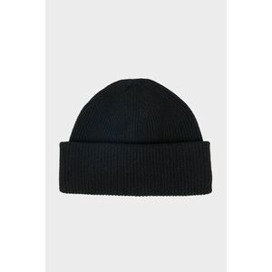 SAPKA GANT WOOL RIBBED BEANIE BLACK kép