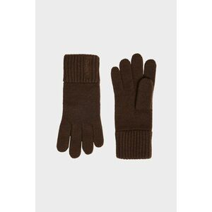 KESZTYŰ GANT WOOL KNIT GLOVES RICH BROWN kép