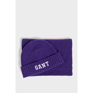 KÉSZLET SAPKA ÉS SÁL GANT BEANIE SCARF GIFT SET PANSY PURPLE kép