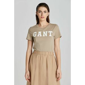 PÓLÓ GANT REG GRAPHIC SS T-SHIRT COLD BEIGE kép