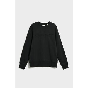 MELEGÍTŐ FELSŐ GANT EMBOSSED SWEAT C-NECK BLACK kép