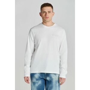 PÓLÓ GANT REG EMBOSSED LS TSHIRT WHITE kép