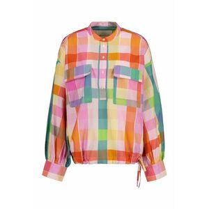 ING GANT REL MULTI CHECKED CTN SILK POPOVER MULTICOLOR kép