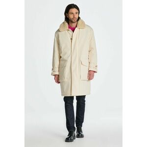 KABÁT GANT HEAVY UTILITY WINTER COAT CREAM kép